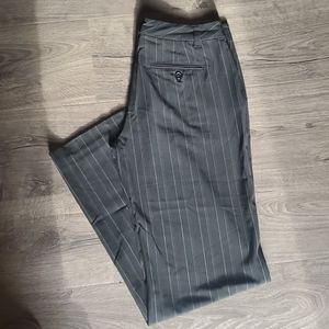 Pinstriped slacks